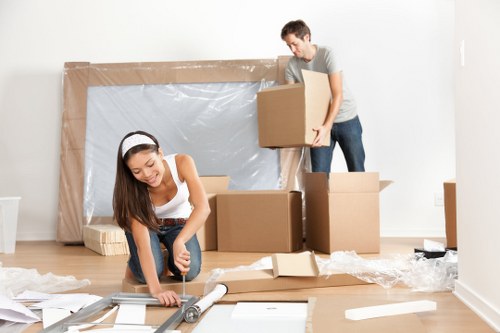 Man With Van North End service preparing a local move with care