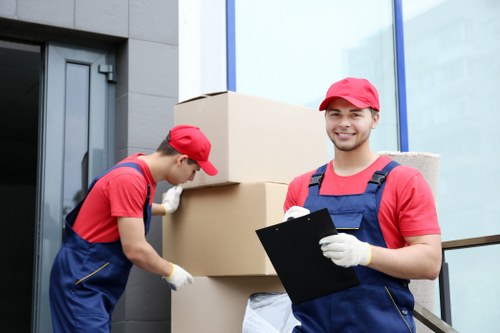 Person reviewing a moving service complaint form