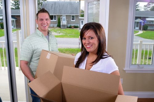 Local removals team helping with a home move in North End