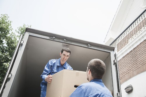 Moving day checklist and prepared boxes in a North End property